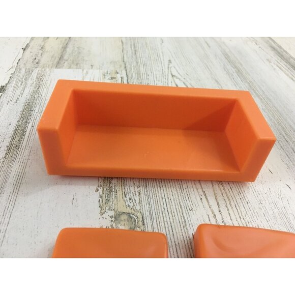 Bluey ORANGE COUCH Sofa with Cushions for Home Playset Living Room Furniture - Picture 2 of 7